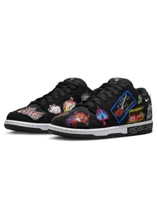 SHUFU | Кроссовки данки Neckface x Dunk Low Pro SB 'Black'