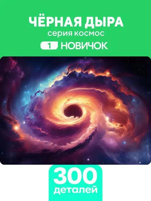 Деревянный пазл Черная дыра 300 деталей Новичок