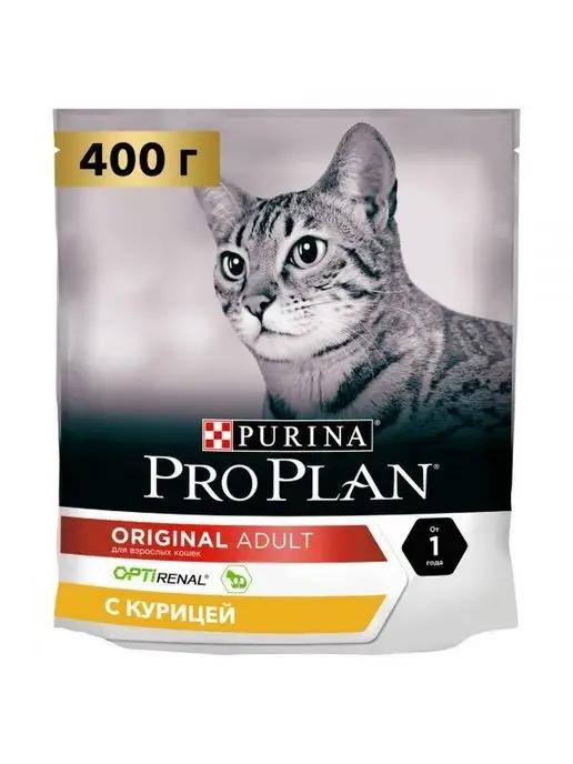 Purina ProPlan, для кошек, курица, 0,4 кг