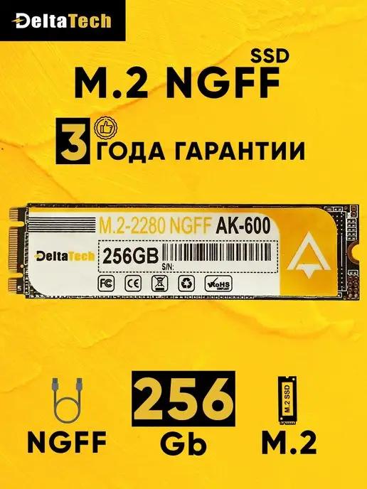 DeltaTech | 256Гб Внутренний SSD диск M2 2280 NGFF 256Gb