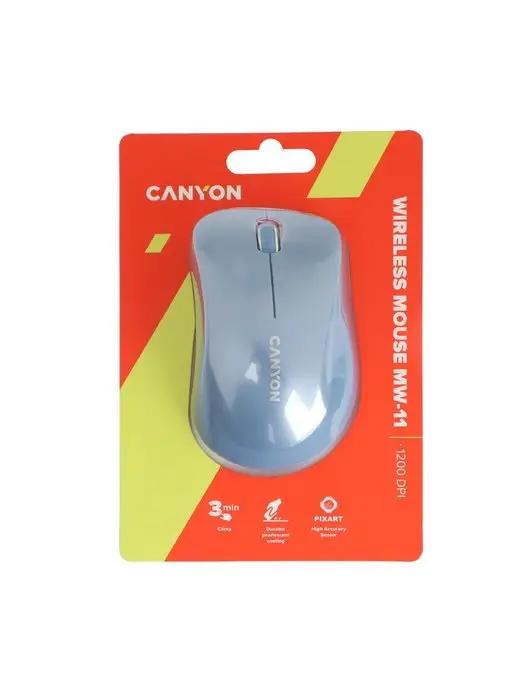 CANYON | Мышь беспроводная оптическая 1200 dpi синяя