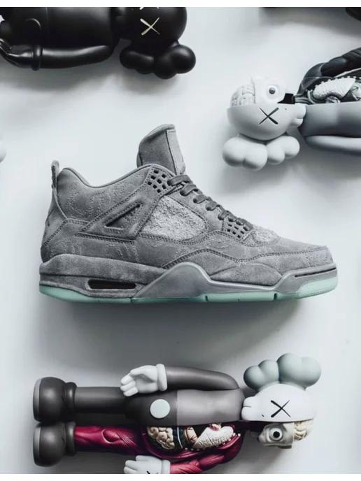 Кроссовки Nike Air 4 Retro Kaws Джорданы кавс