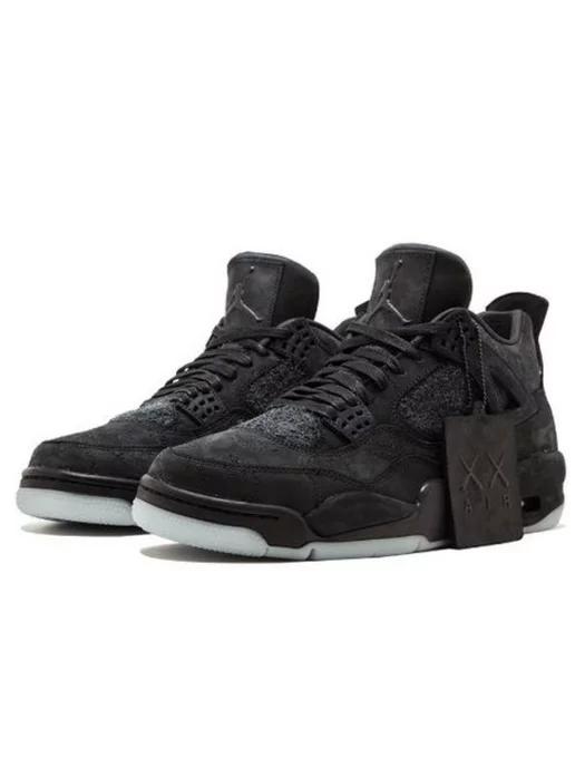 Кроссовки Nike Air 4 Retro KAWS Black