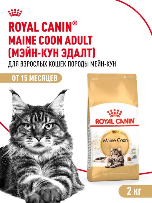 Сухой корм для кошек мейн-кун Maine Coon Adult 2 кг