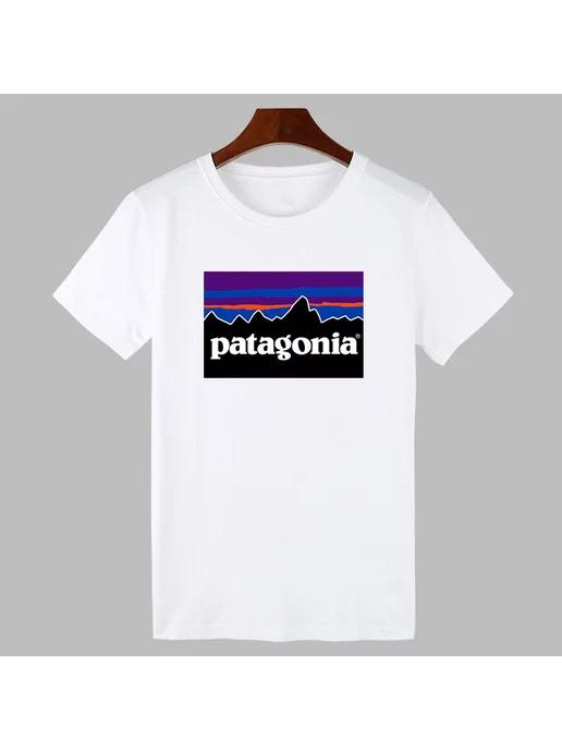 Футболка с принтом Арт Стиль Patagonia Outdoor Clothing