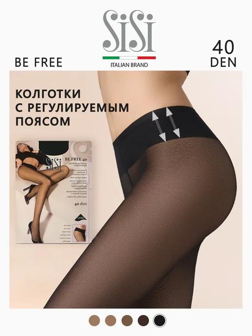 Колготки женские на бедрах BE FREE 40 den Vita Bassa