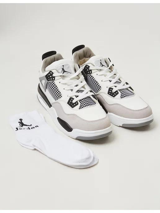 Кроссовки зимние Nike Air Jordan 4 retro с мехом