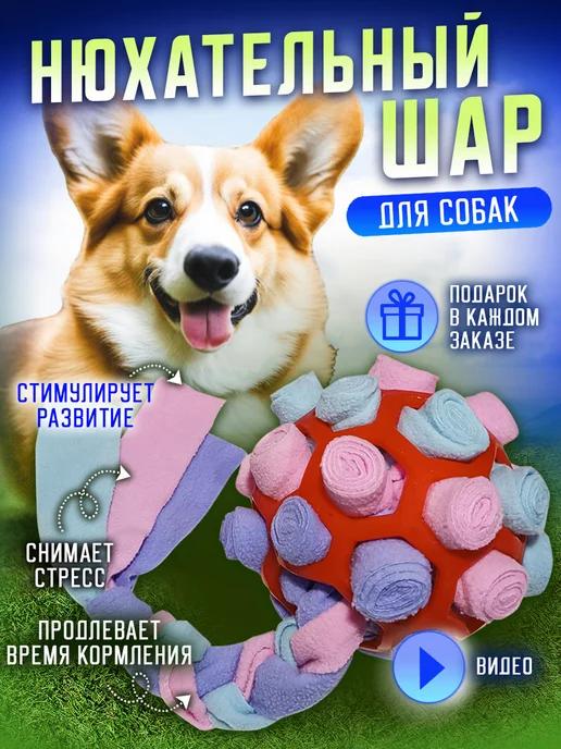 Нюхательный мяч шар игрушка для собак