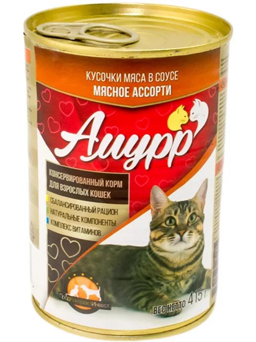 Амурр | Консервы в соусе мясное ассорти 415 г 1 штука