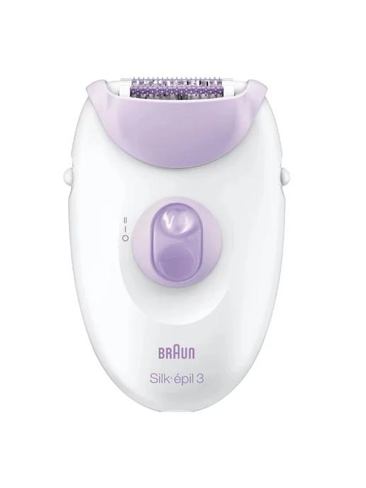 BRAUN | Эпилятор 3170 Silk-epil 3, белый лиловый