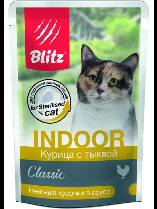 Влажный корм для кошек Classic Sterilised с тыквой, 24х85г