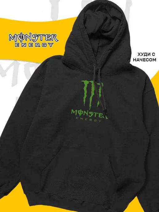 Худи-толстовка с принтом Monster Energy