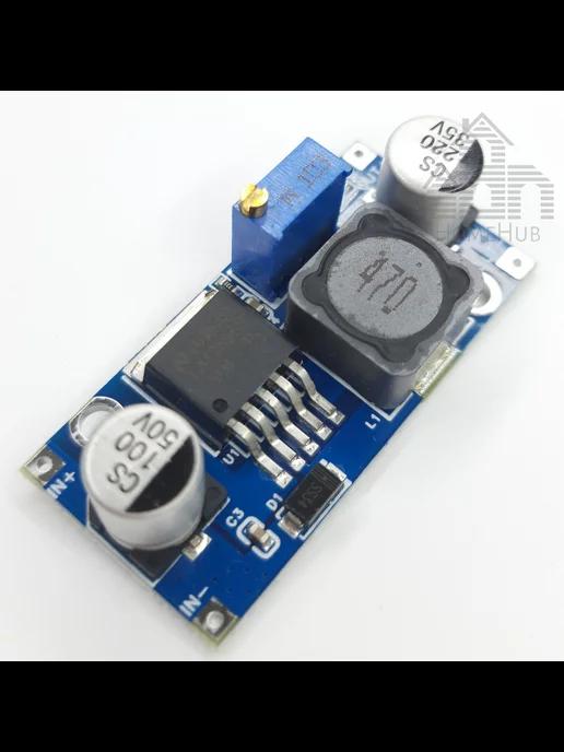 HomeHub | DC-DC понижающий IN 3-40V, OUT 1,3-35V, до 2А на LM2596