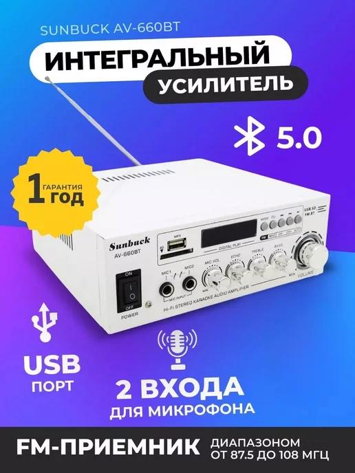 Интегральный Bluetooth усилитель Sunbuck