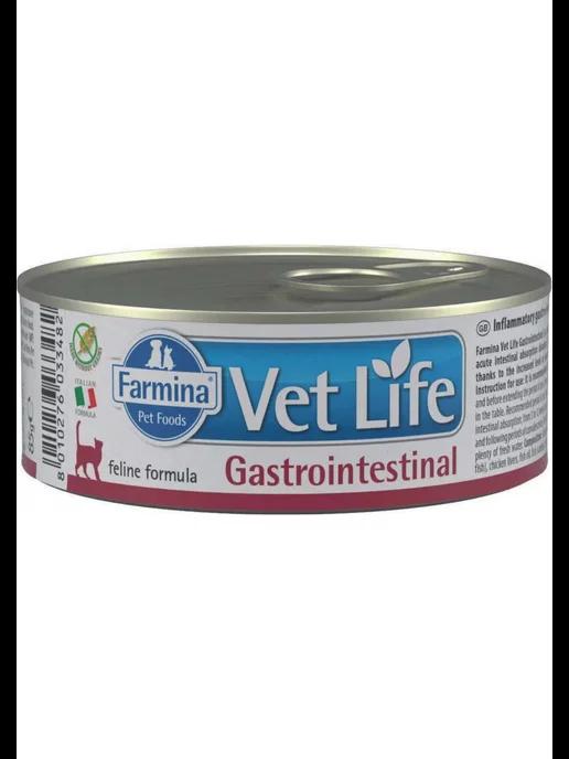 Vet Life Gastrointestinal консервы при болезни ЖКТ 12шт