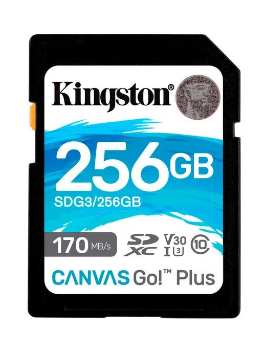 Карта памяти SDXC 256GB Canvas Go Plus UHS-I Class U3 V30