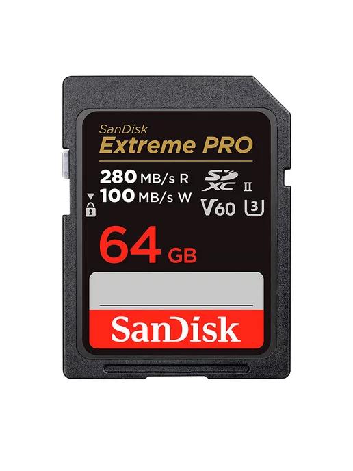 Карта памяти SDXC 64GB Extreme PRO UHS-II V60