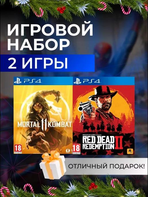 Игровой набор Mortal Kombat 11, Rdr 2 PS4 PS5