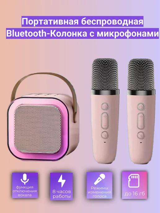 Музыкальная колонка с микрофонами