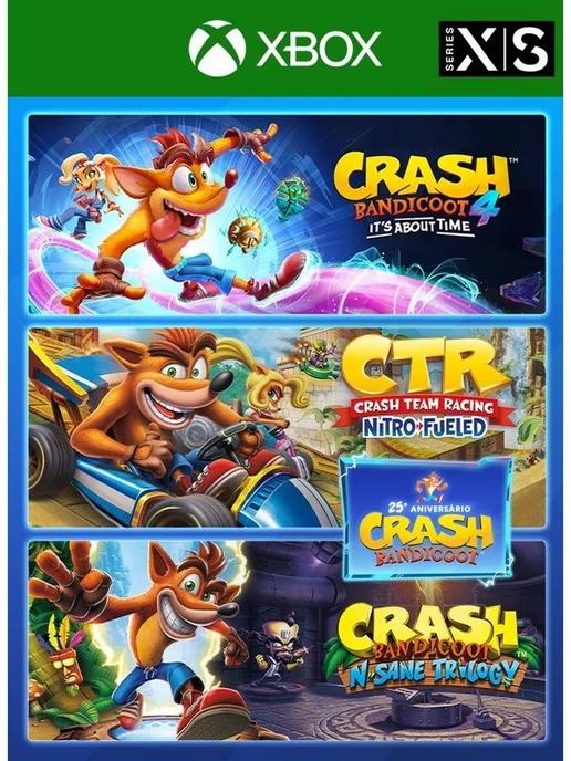 Crash Bandicoot набор всех игр для Xbox