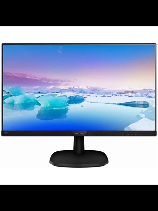 Монитор 23,8"" Philips 243V7QJABF Черный IPS 1920*1080 76 Гц