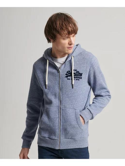 Худи на молнии VINTAGE VL TONAL ZIP HOOD