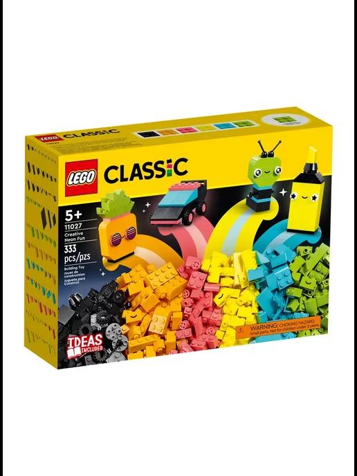 Конструктор LEGO Classic Творческое неоновое веселье 333 д