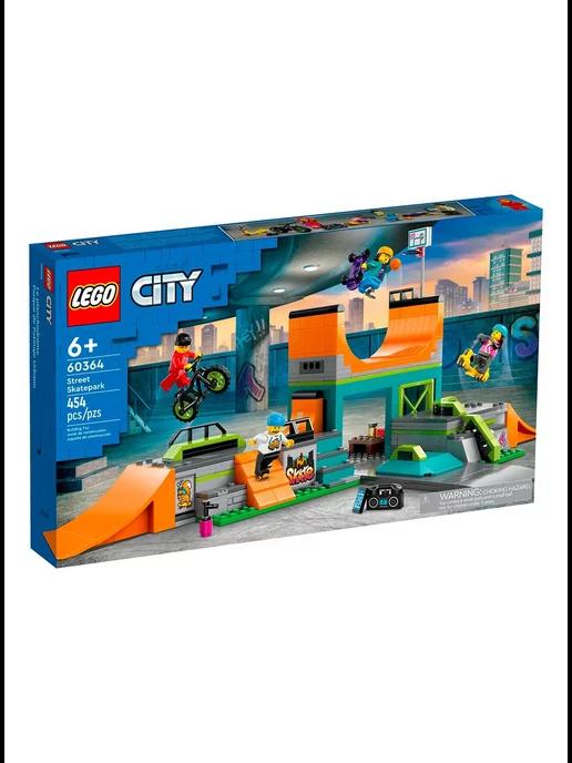 Lego. | Конструктор LEGO CITY Уличный скейт-парк 454 детали