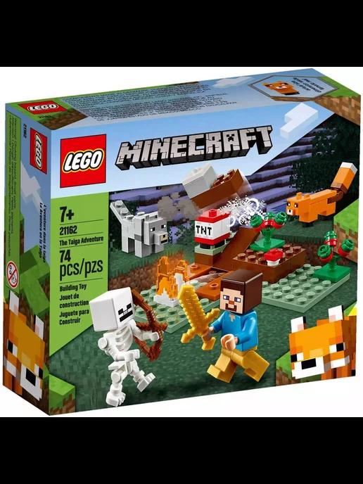 LEGO Minecraft 21162 Приключения в тайге