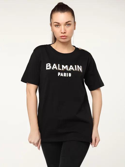 BALMAIN | Футболка с принтом