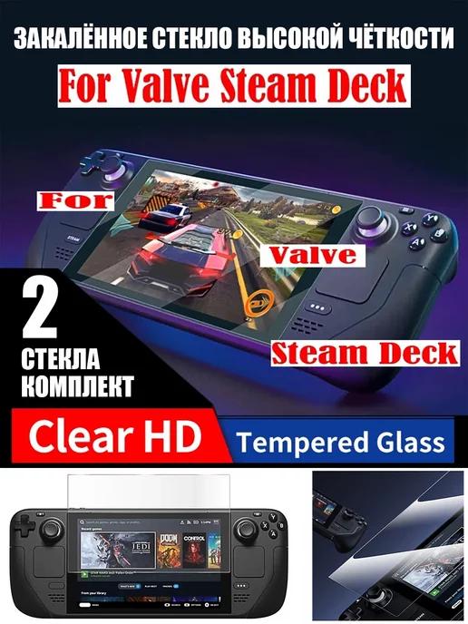 Стекло закалённое для Valve Steam Deck комплект 2 шт