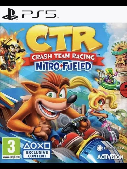 Игра Crash Team Racing Nitro-Fueled для PS4 PS5