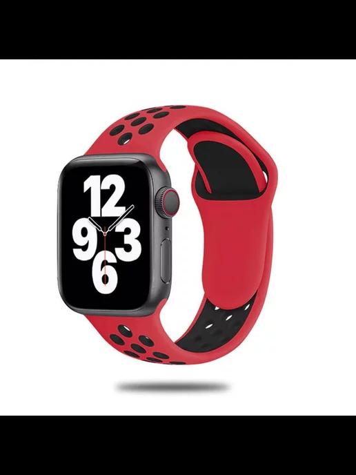 Силиконовый ремешок для Apple Watch 42 44 45 49