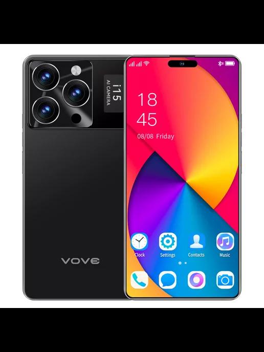 Смартфон VOVE I15 Pro Max 16 512 ГБ Черный