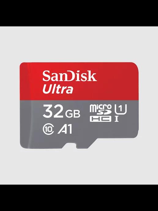 Карта памяти Ultra microSDHC, 32 ГБ (SDSQUNC-032G-ZN3MN)