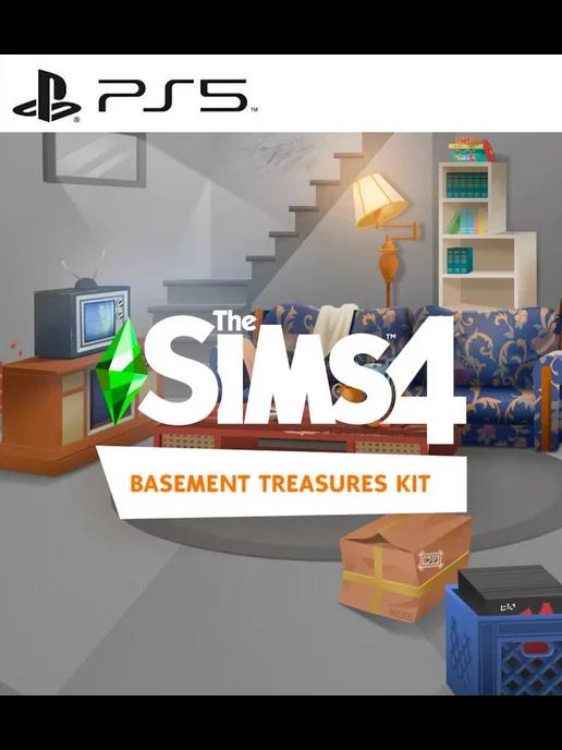 Дополнение The Sims 4 Basement Treasures Kit PS4 PS5