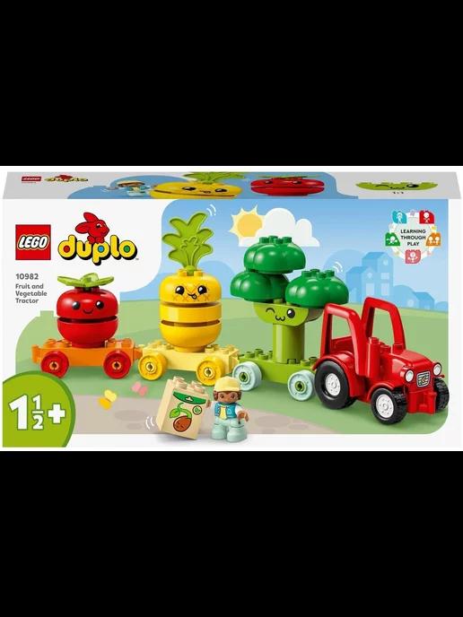 Конструктор Duplo 10982 Фруктово-овощной трактор