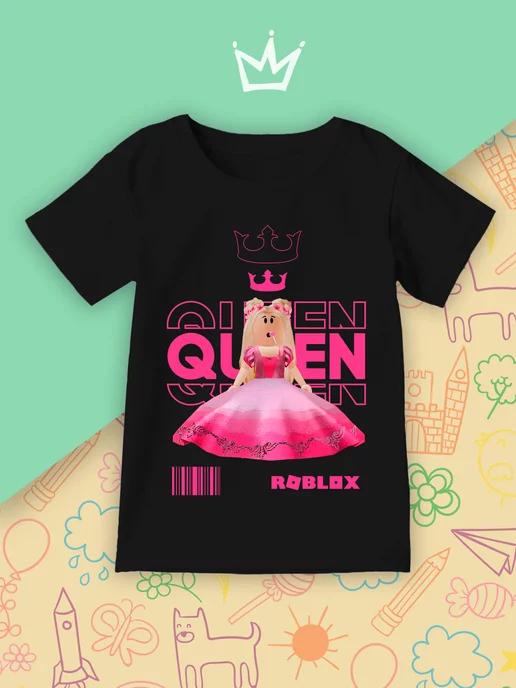 Детская футболка Роблокс Квин Roblox Queen Королева Роблокс