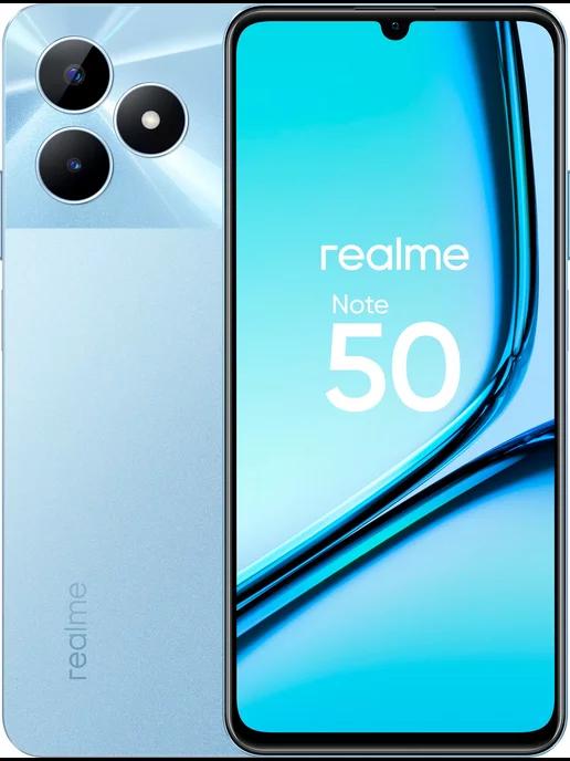 Смартфон Note 50 4 128ГБ Голубой RU A