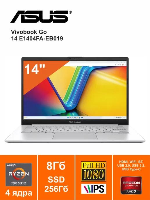 Ноутбук 14" Vivobook Go 14 Ryzen 3 7320U 8ГБ SSD 256ГБ