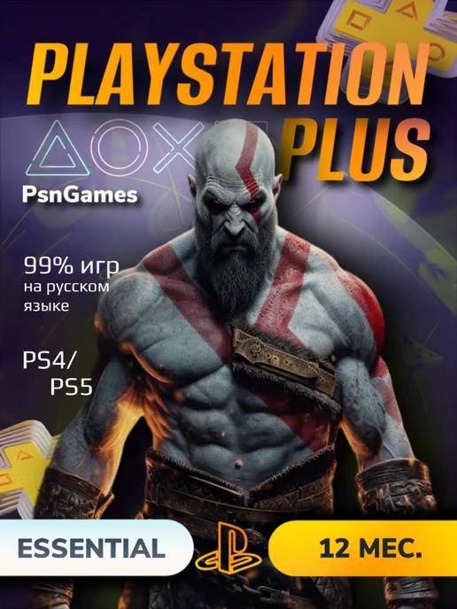 Подписка PS Plus Essential 12 месяцев Основной