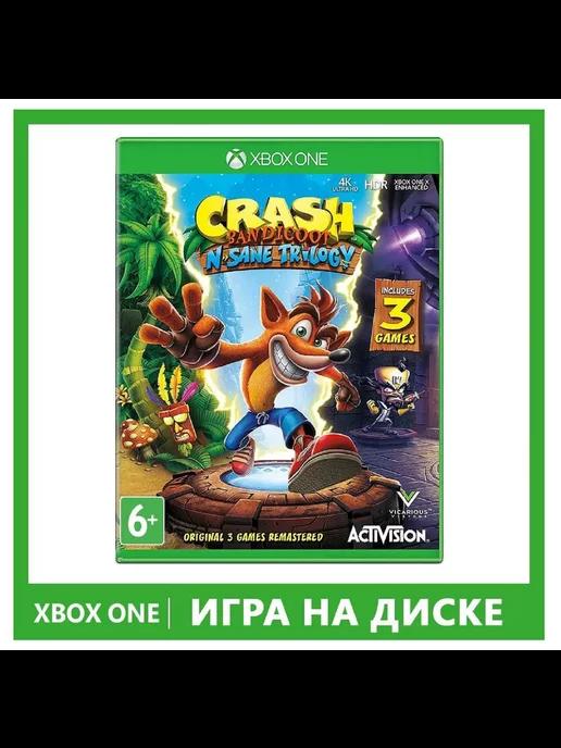 Игра Crash Bandicoot N’sane Trilogy [Xbox One, англ верс]