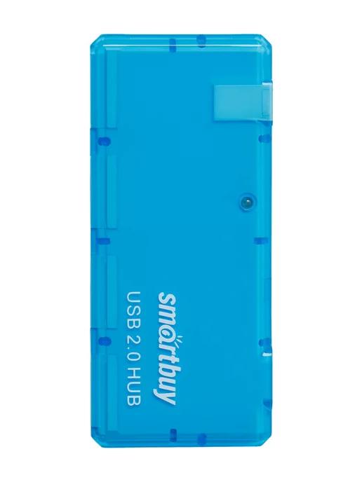 USB 2.0 Хаб 6110, 4 порта, голубой (SBHA-6110-B)