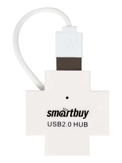 USB 2.0 Хаб 6900, 4 порта, белый (SBHA-6900-W)