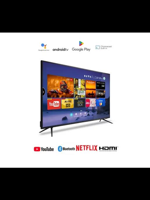 Телевизор 32" G-8000 Smart TV, Управление голосом