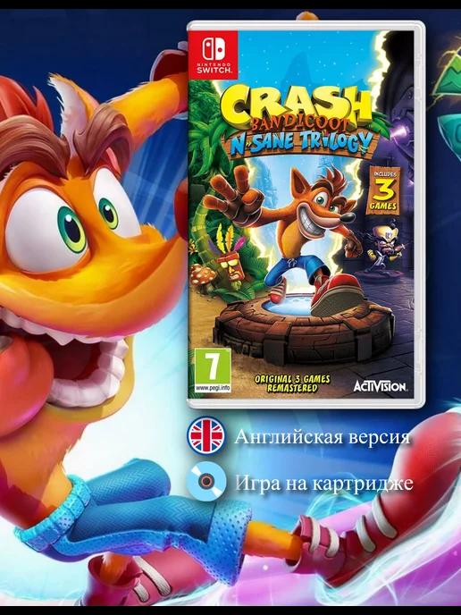 Crash Bandicoot N’sane Trilogy [Switch, английская версия]