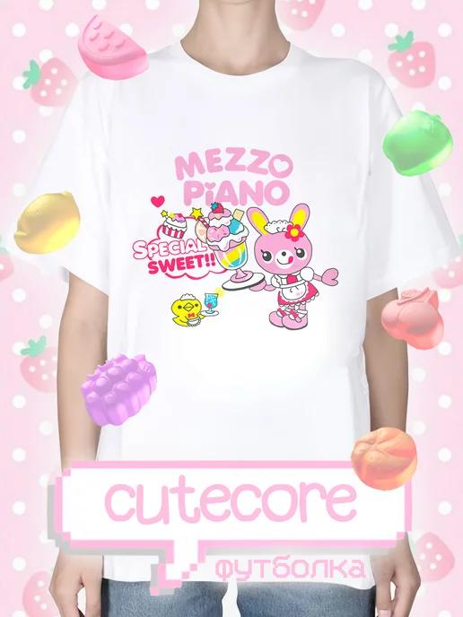 Футболка Cutecore стиль y2k Kawaii Kawaiicore Jojifukuu