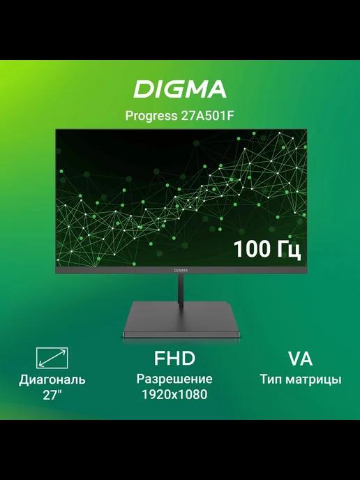 Монитор 27" Progress 27A501F черный