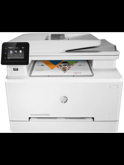 Лазерное МФУ Color LaserJet Pro M283fdw белый серый белый се