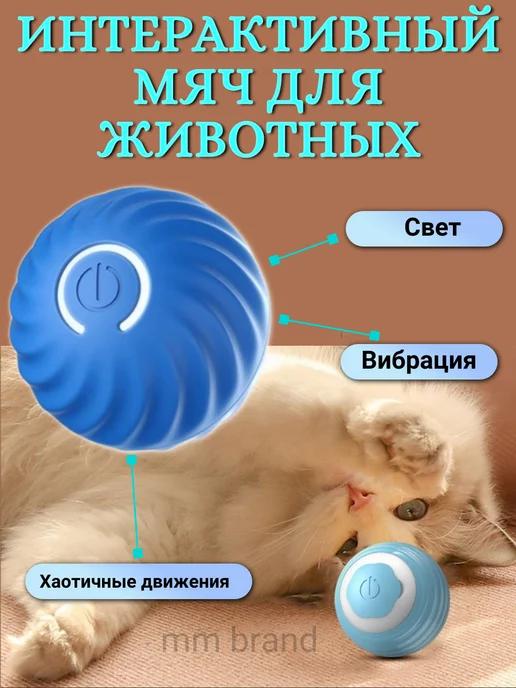 интерактивная игрушка для кошек мяч для собак дразнилка